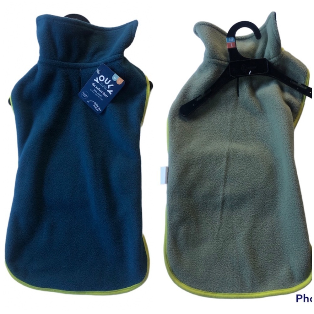 YOULY reversible cozy nature lover fleece dog jacket L/XL